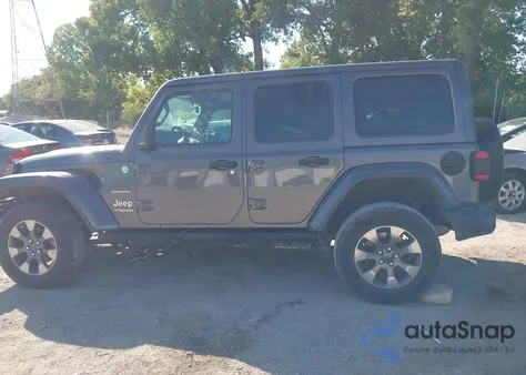 2019 Jeep Wrangler Unlimited Sahara 4X4 из США, поврежденный, VIN 1C4HJXEG5KW597919